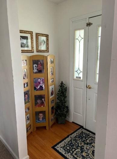 1159 New Hope Rd, Celina, TN 38551 - foyer featuring wood finished floors
