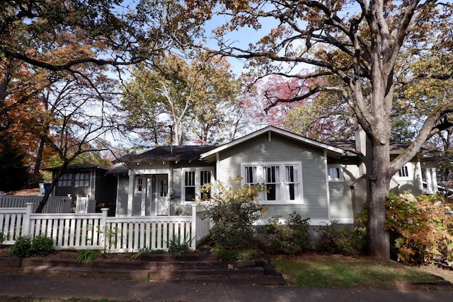 view of front of home