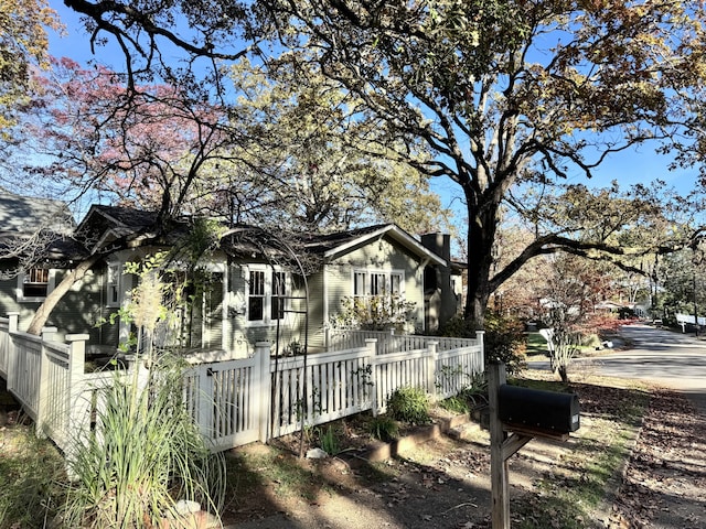 view of rear view of property