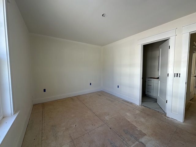 view of unfurnished bedroom