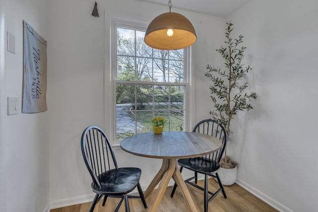 dining room featuring hardwood / wood-style floors