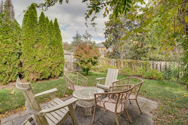 view of patio