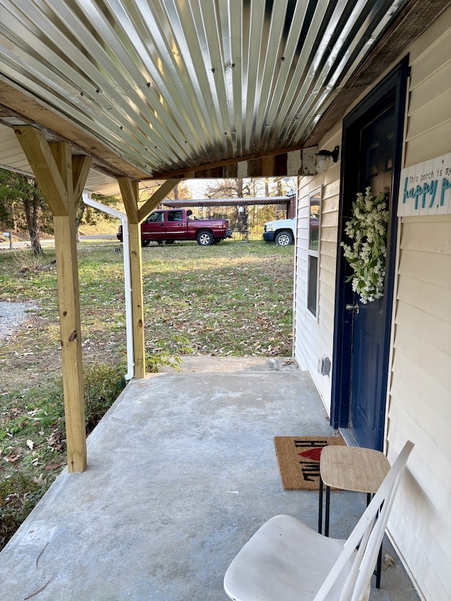 view of patio / terrace