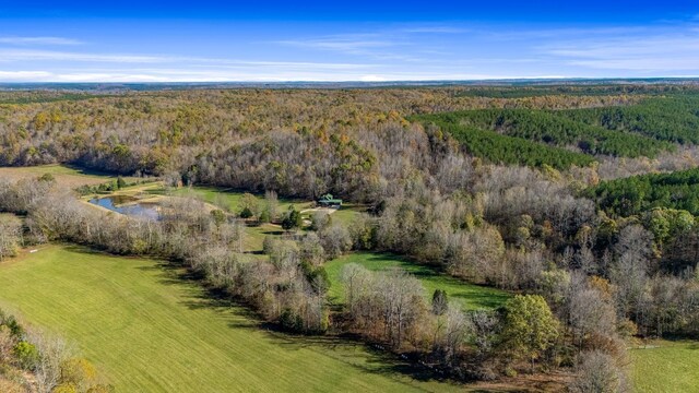1055 Wades Branch Rd, Centerville, TN 37033 - aerial overview of property's location with a forest and a large body of water