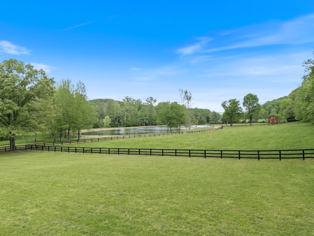 1055 Wades Branch Rd, Centerville, TN 37033 - view of yard featuring a water view and a view of countryside