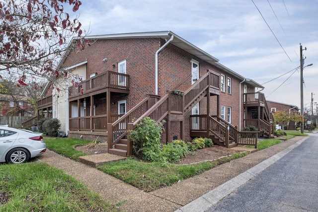 view of side of property