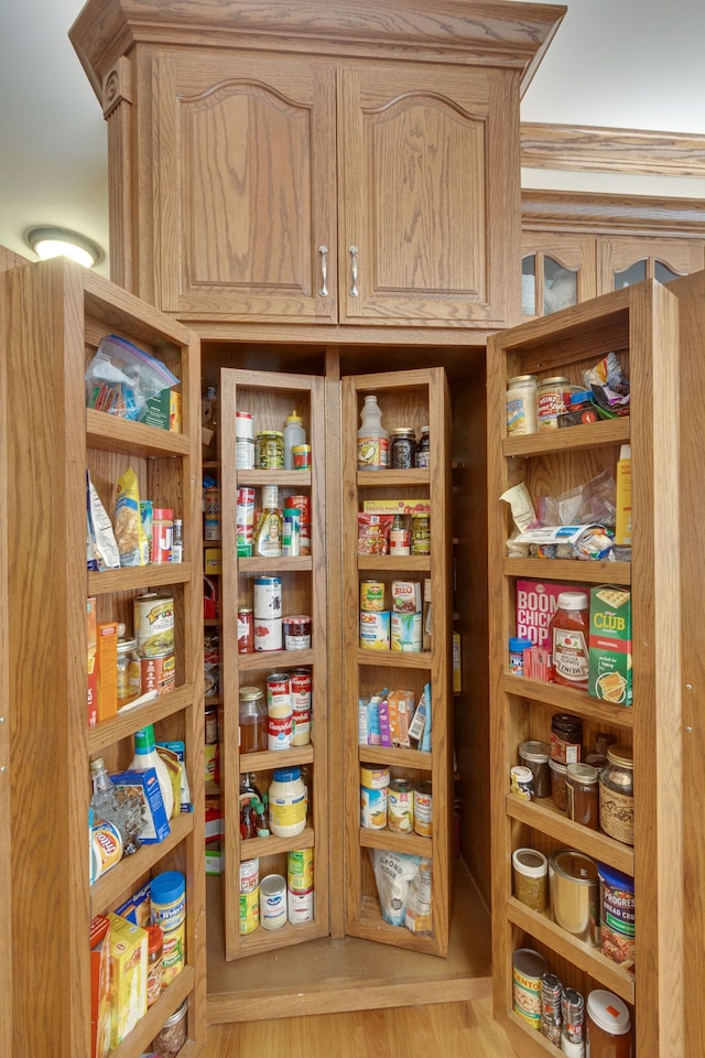 view of pantry