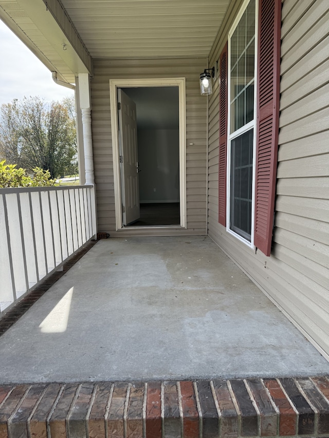 view of patio / terrace featuring a porch