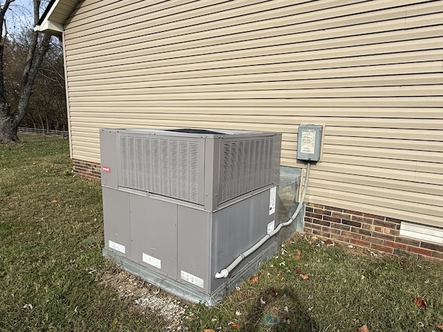 exterior details with cooling unit