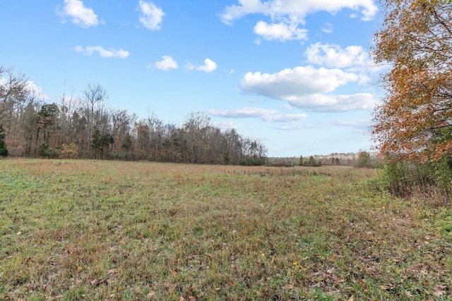 view of nature with a rural view