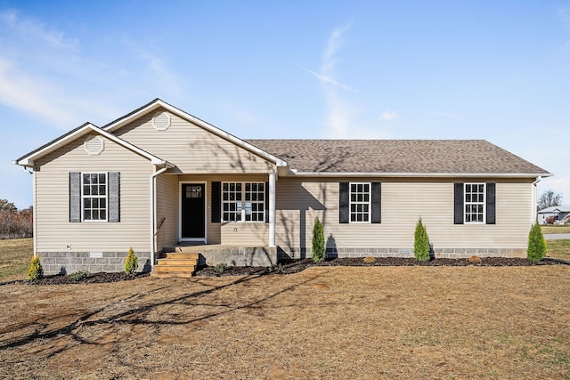 view of front of property