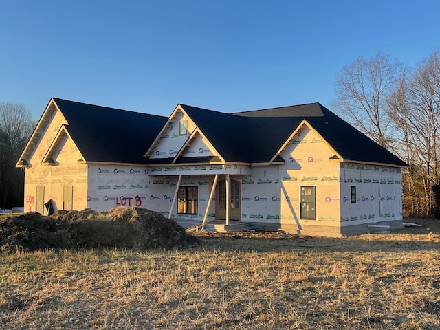 view of property in mid-construction