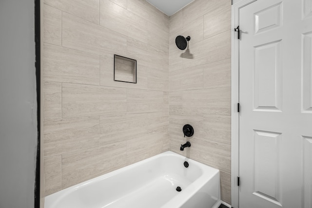 full bath featuring shower / bathing tub combination