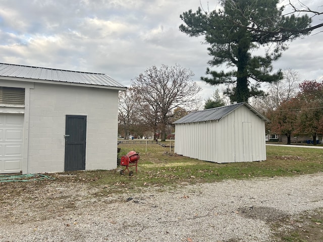 view of outbuilding