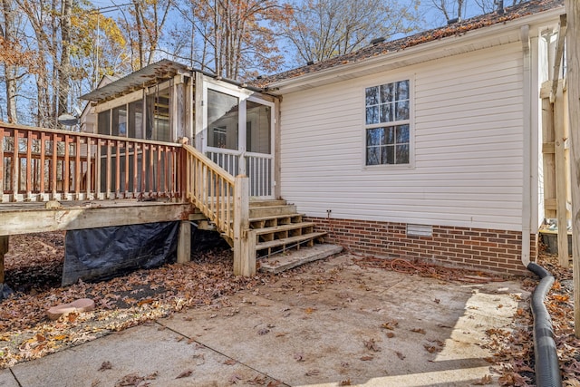 exterior space with a patio area