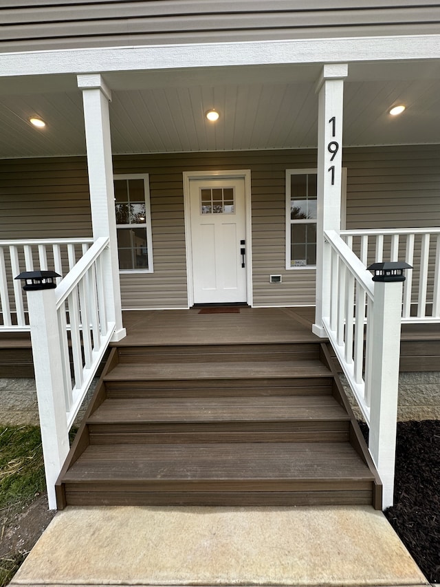 view of entrance to property