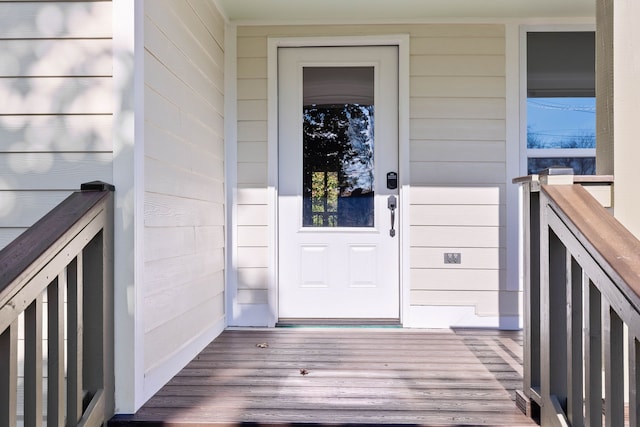 view of entrance to property