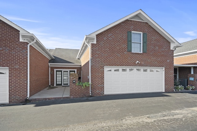 front facade featuring a garage