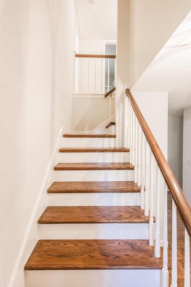 view of staircase