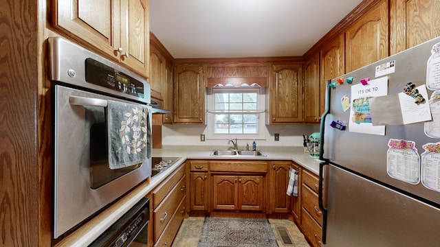 kitchen featuring sink and stainless steel appliances