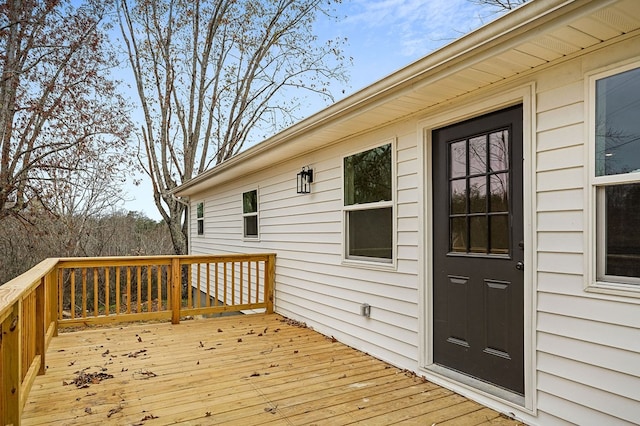 view of deck