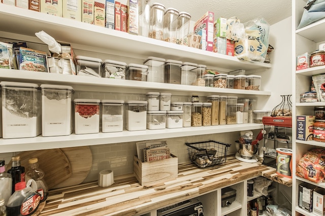 view of pantry