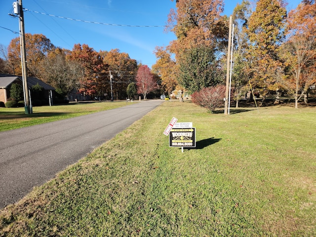 view of road