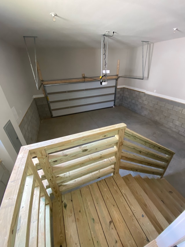 view of sauna / steam room with wood-type flooring