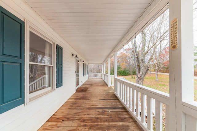 view of deck