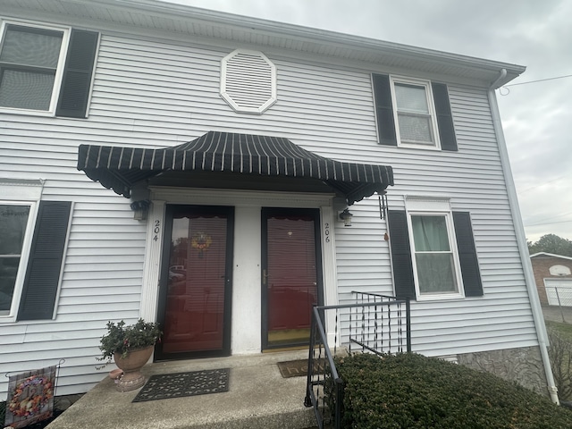 view of entrance to property