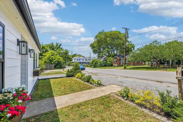 view of yard