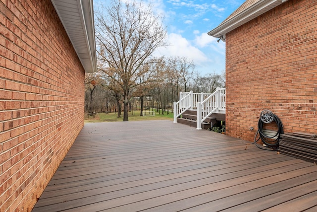 view of deck