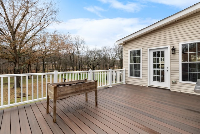 view of deck