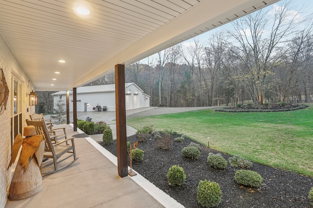 view of patio