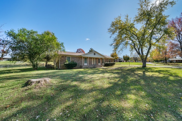 view of yard