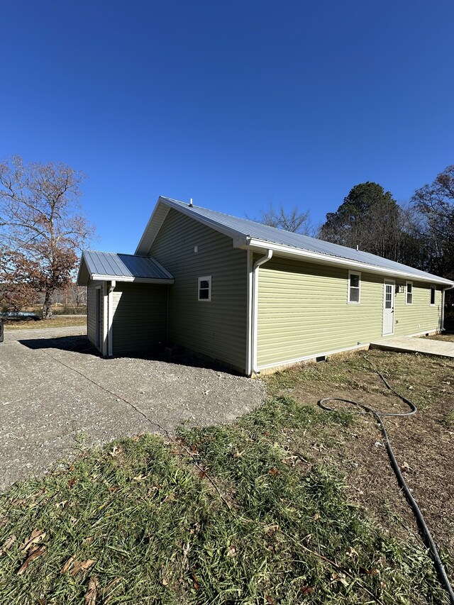 view of side of property