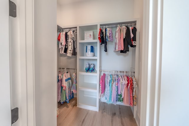 view of closet