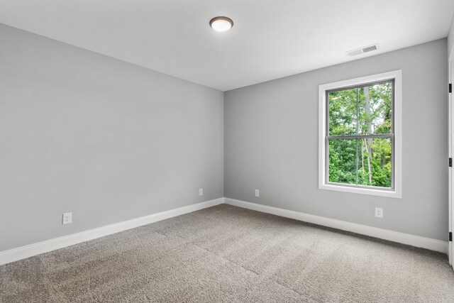 unfurnished room with carpet floors