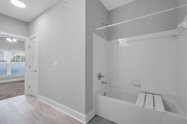 bathroom featuring shower / bathtub combination