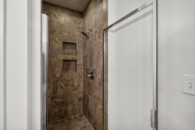 bathroom with walk in shower