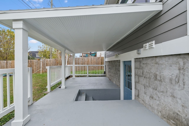 view of patio