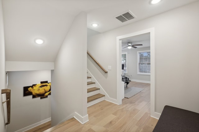 interior space with wood-type flooring