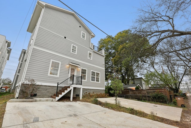 view of rear view of house