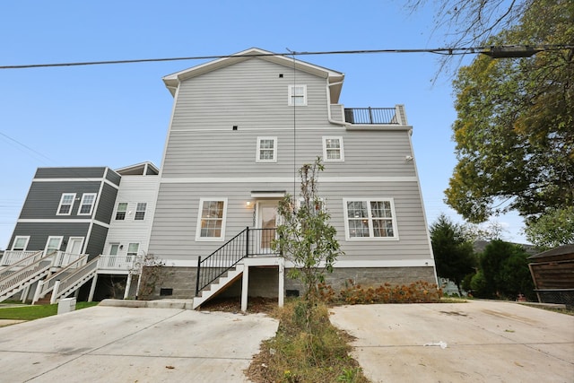 view of rear view of house