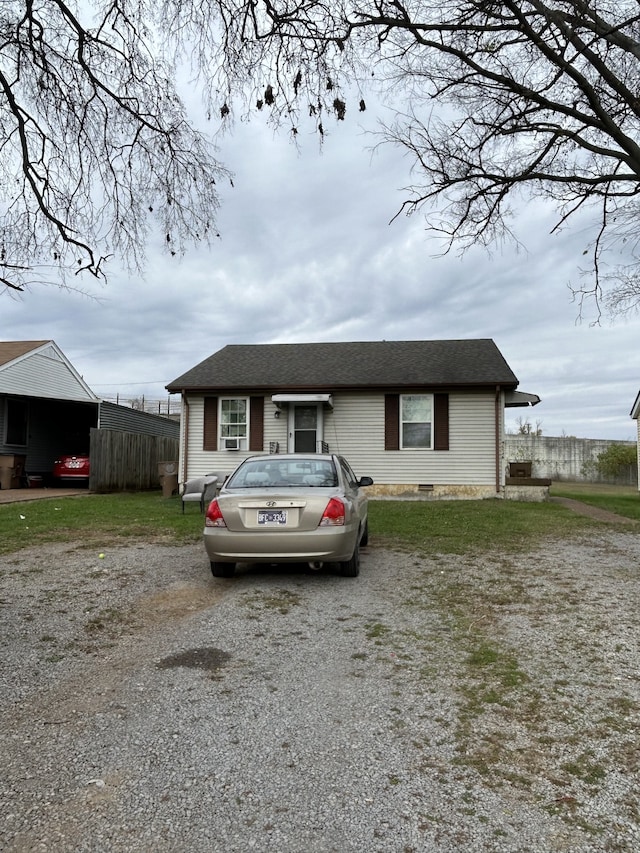 view of front of property