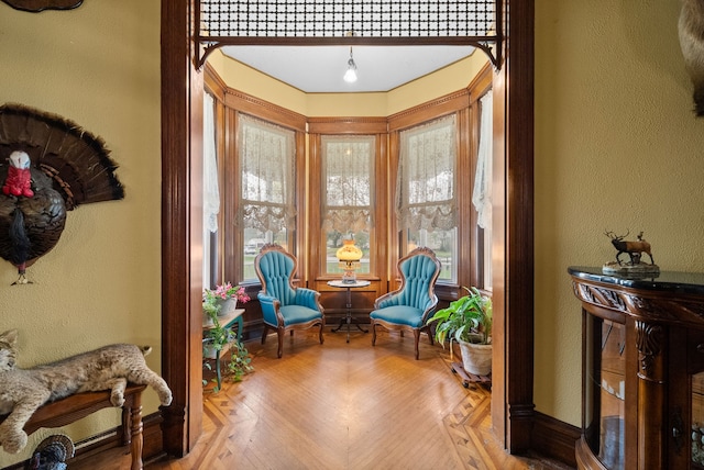 428 N Main St, Trenton, KY 42286 - living area featuring light parquet flooring and a wealth of natural light