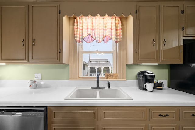 428 N Main St, Trenton, KY 42286 - kitchen featuring dishwasher and sink