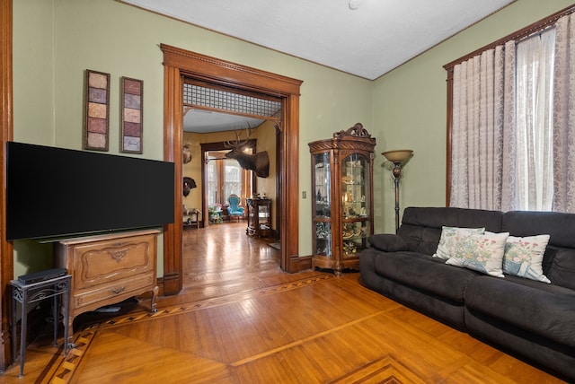 428 N Main St, Trenton, KY 42286 - living room featuring hardwood / wood-style flooring