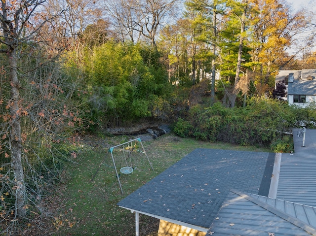 view of dock area