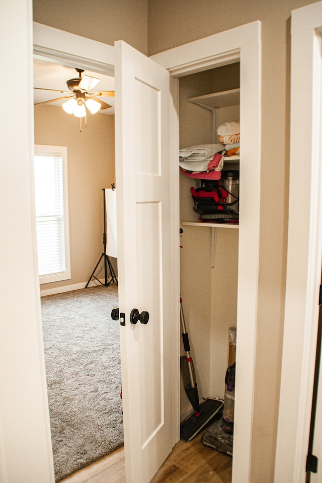 view of closet